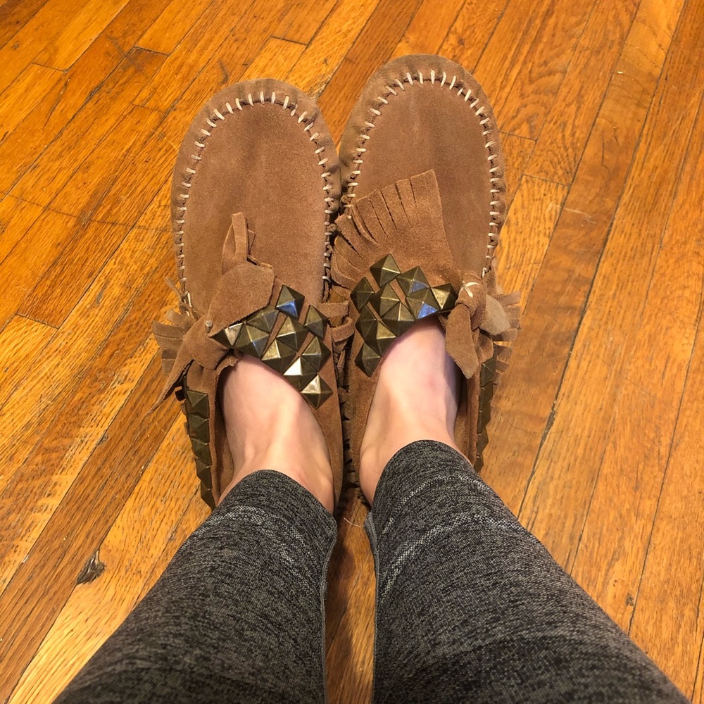 Havana Last Campbell stud moccasins